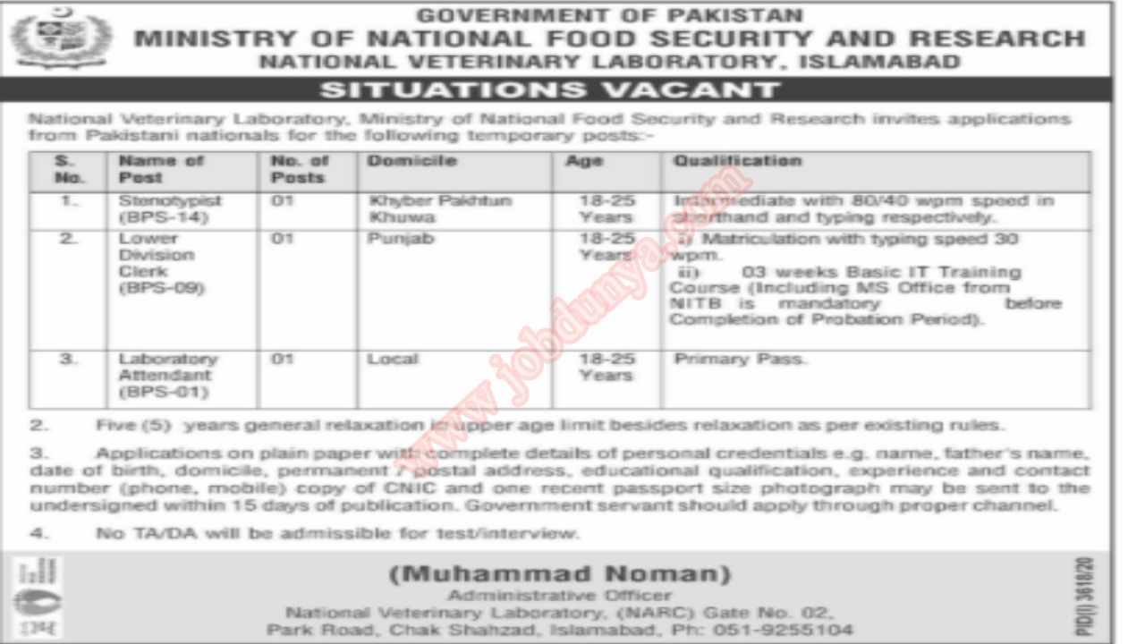 Ministry of National Food