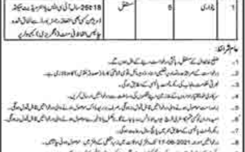 Latest govt jobs Punjab Revenue Authority