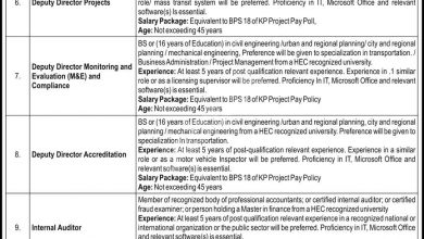 Latest govt jobs TransPeshawar Peshawar The Urban Mobility Company