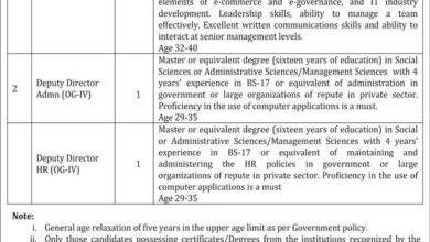 Latest govt jobs Pakistan Institute of Parliamentary Services