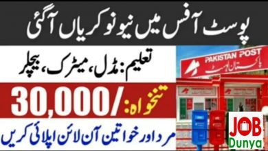 Latest govt jobs Postal Life Insurance Company