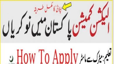 Election Commission of Pakistan govt jobs