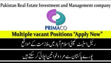 Latest jobs Pakistan Real Estate Investment and Management