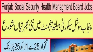 Punjab Social Security Hospital Jobs 2021