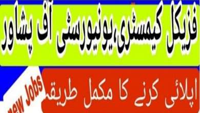 Gandhara University today govt jobs