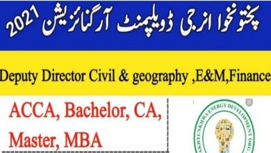 Pakhtunkhwa Energy Development Organization PEDO Jobs 2022