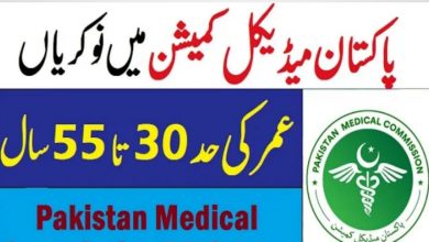 Pakistan Medical Commission PMC jobs