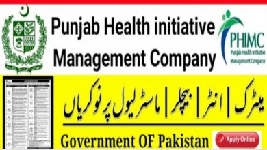 Punjab Health Initiative Management Company PHIMC Jobs 2022