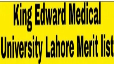 King Edward Medical University Lahore Jobs 2022