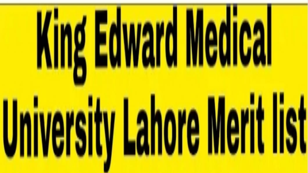 King Edward Medical University Lahore Jobs 2022