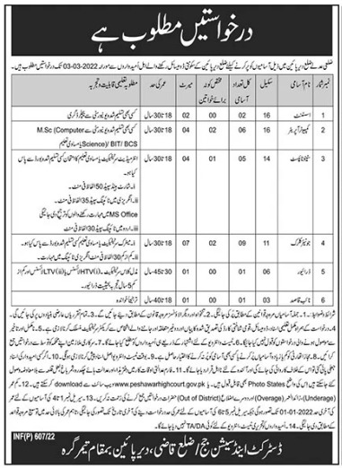 District and Session Courts Dir Lower Jobs 2022