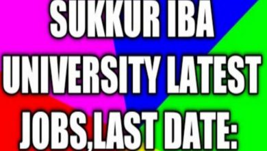 Sukkur IBA University Jobs 2022 Online Apply