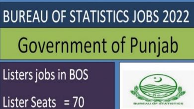 Bureau of Statistics BOS Punjab Jobs 2022