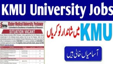 Khyber Medical University KMU Jobs 2022