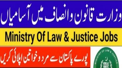 Ministry of Law and Justice Jobs 2022 Today Advertisement – www.molaw.gov.pk