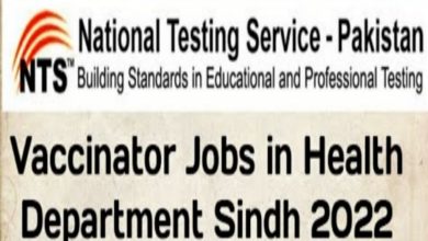 Vaccinators Jobs 2022 in EPI Sindh via NTS