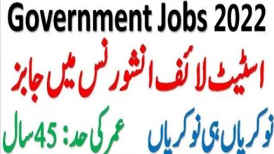 State Life Insurance Corporation of Pakistan Jobs 2022