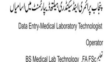 Punjab Primary & Secondary Healthcare Department Jobs 2022