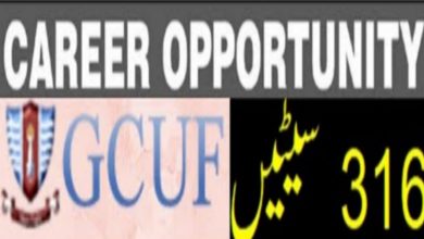 Government College GC University Faisalabad Jobs 2022 Latest