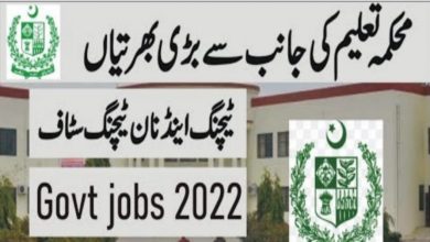 Education Department Astore Jobs 2022