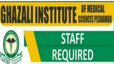 Ghazali Institute of Medical Sciences Peshawar Jobs 2022