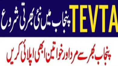 TEVTA Punjab Jobs 2022 Download Application Form