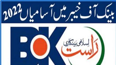 Bank of Khyber BOK Jobs 2022