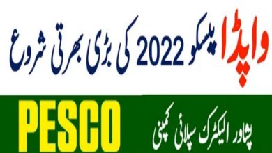 PESCO Jobs 2022 Online Application Form via www.pesco.com.pk