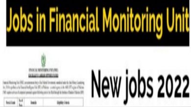 Financial Monitoring Unit FMU Jobs 2022 – Www.fmu.gov.pk