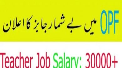 OPF Public School Quetta Jobs 2022