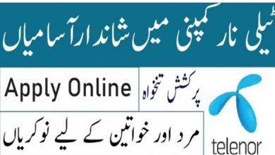 Telenor Pakistan Jobs 2022 – Application Form at www.telenor.com