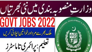 Planning Commission PC Jobs 2022 | www.pc.gov.pk