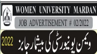 Women University Mardan Latest Jobs 2022 | www.wumardan.edu.pk