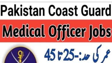 Pakistan Coast Guards Jobs 2022 for Medical Officer