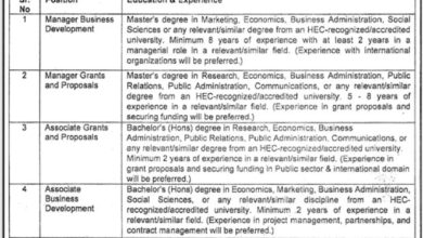 Punjab Skills Development Fund PSDF Lahore Jobs 2024