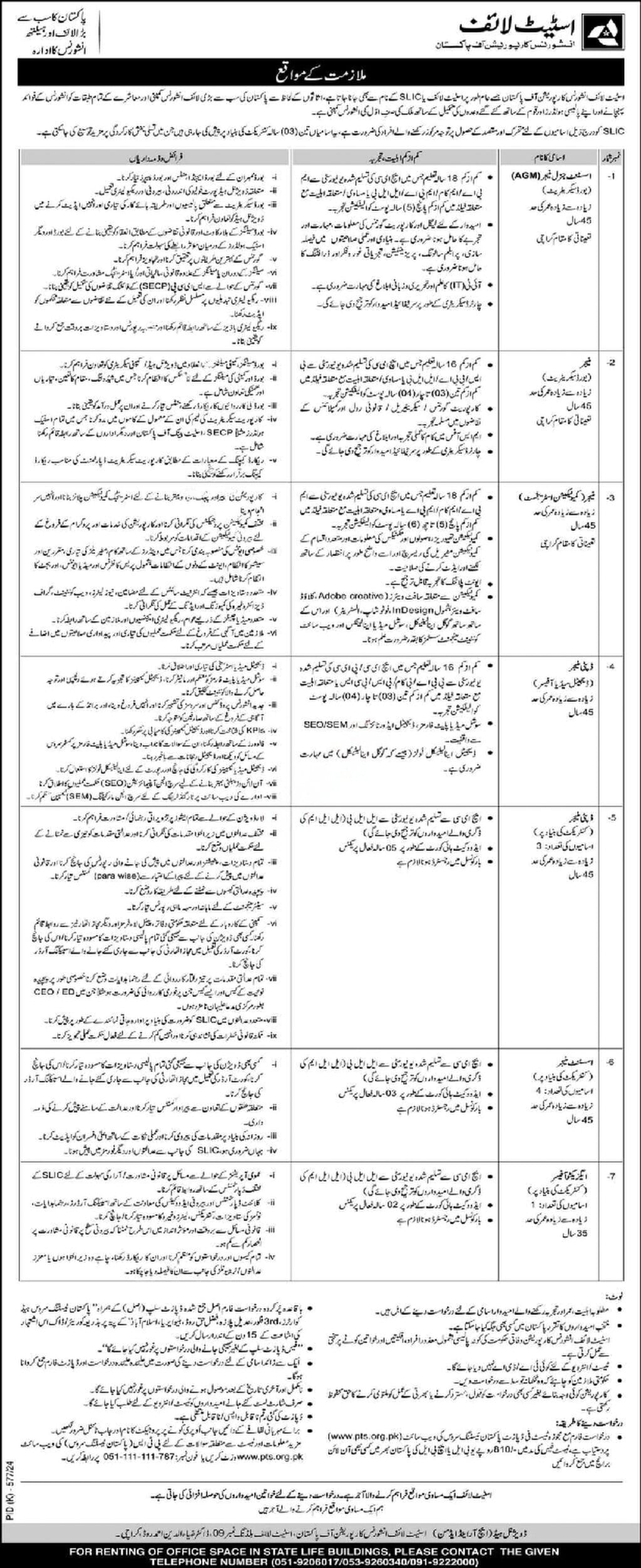 Latest State Bank Of Pakistan SBP Karachi Jobs 2024