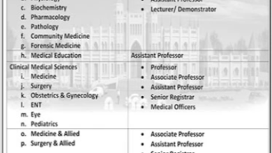 Ihsan Mumtaz Teaching Hospital Lahore Jobs 2024