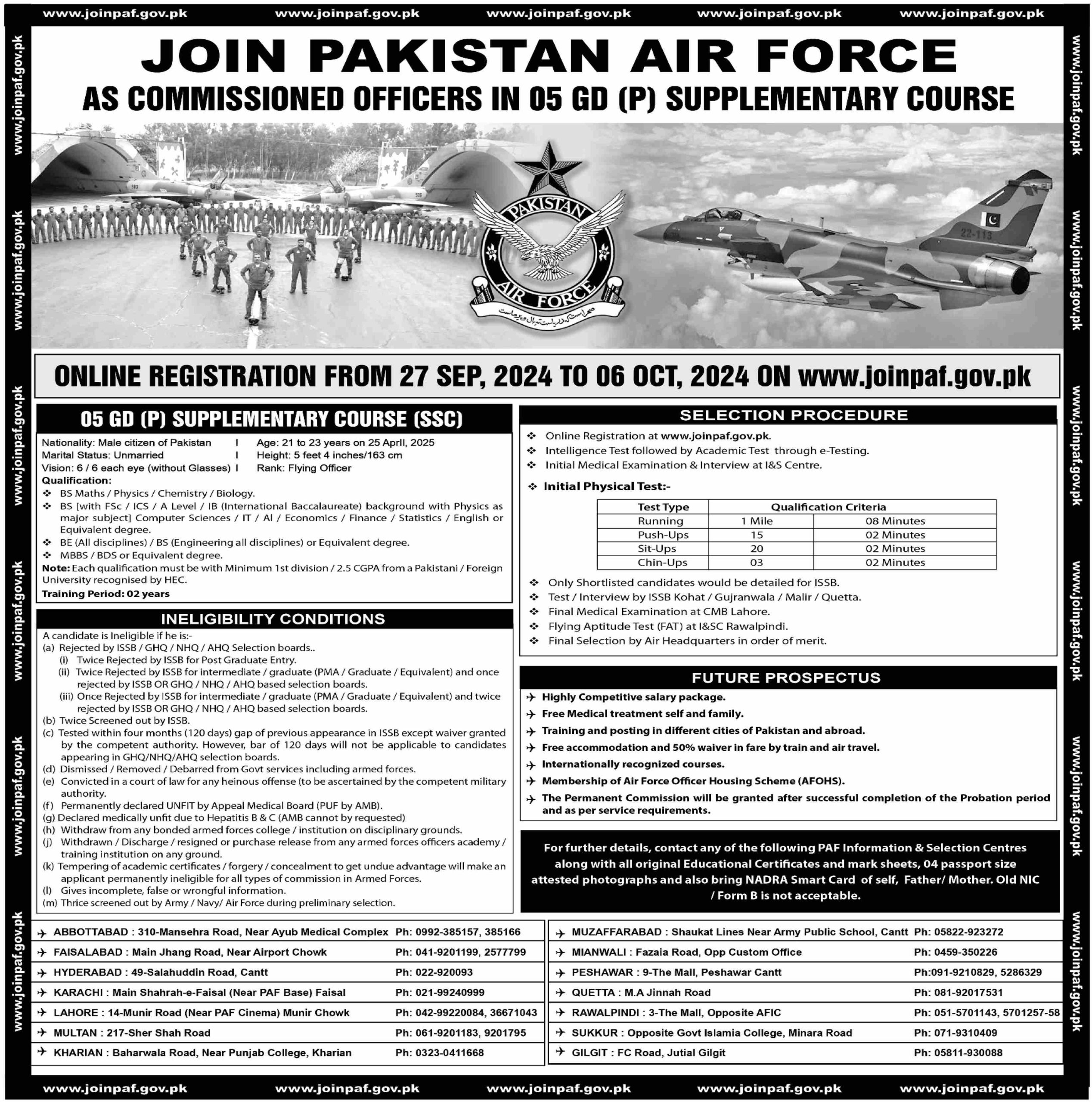 Pakistan Air Force PAF Karachi Jobs 2024